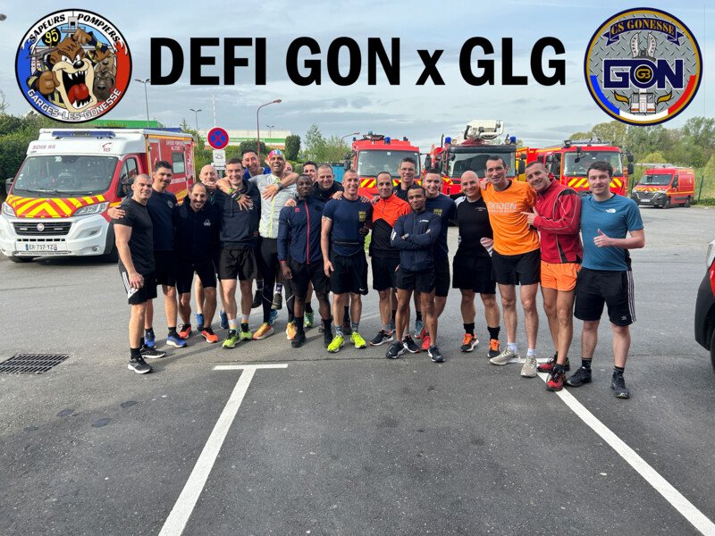 Défi des pompiers de Gonesse et Garges-lès-Gonesse
